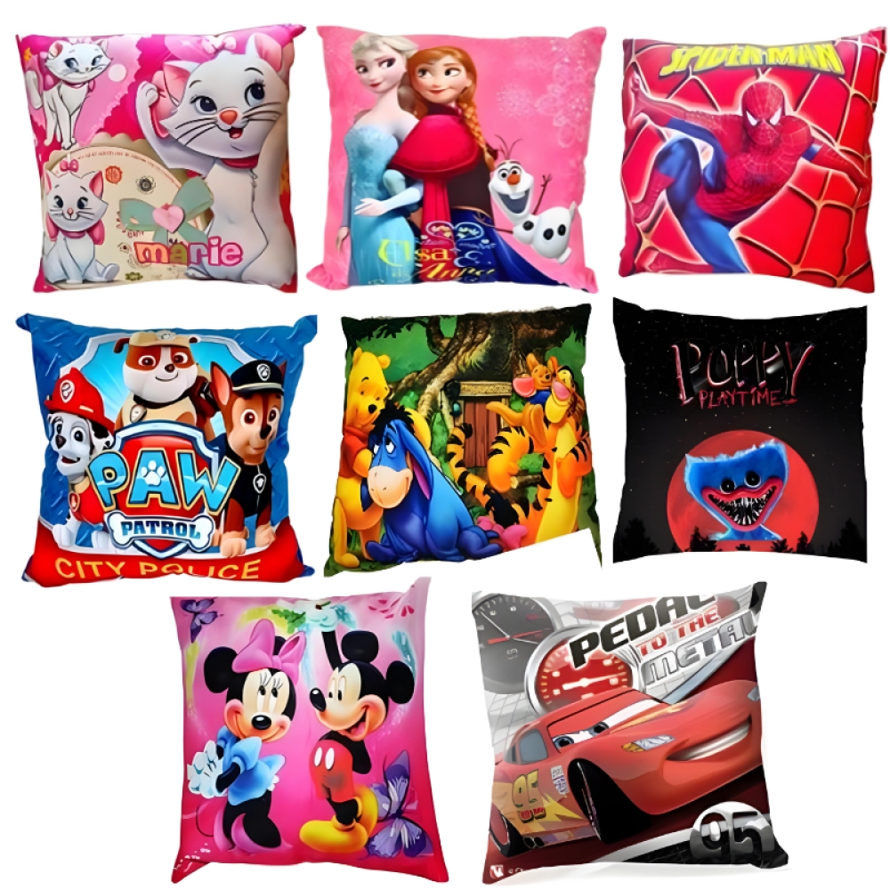  Fata pentru copii + Burduf, 45 x 45 cm, Diverse modele - Engros