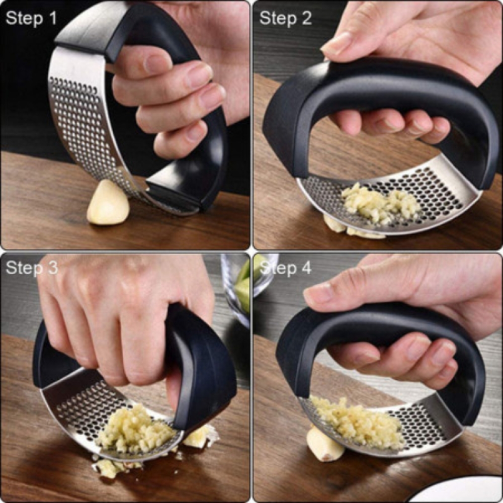  Presa Manuala pentru Usturoi și Ghimbir, 10.6 x 7 x 5.2 cm - Engros