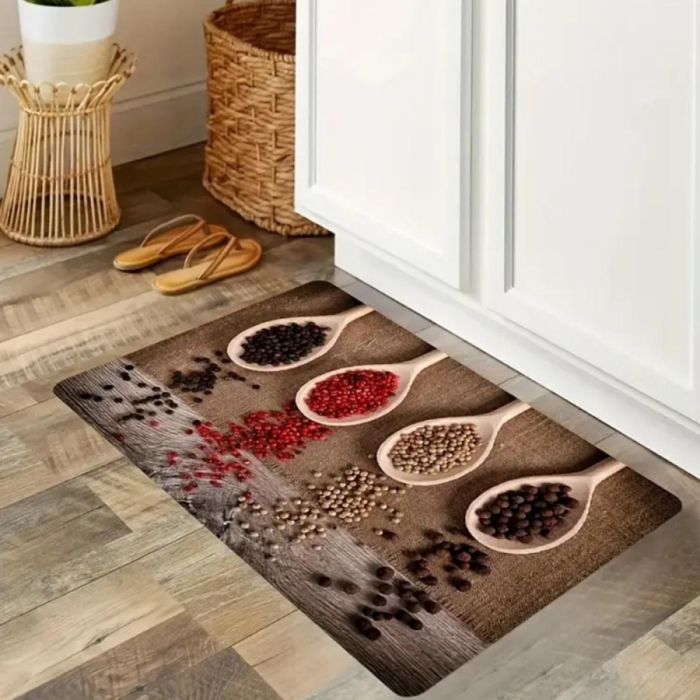  Set 2 Covoare de Bucatarie Antiderapant, 120 x 40 / 60 x 40 cm - Engros