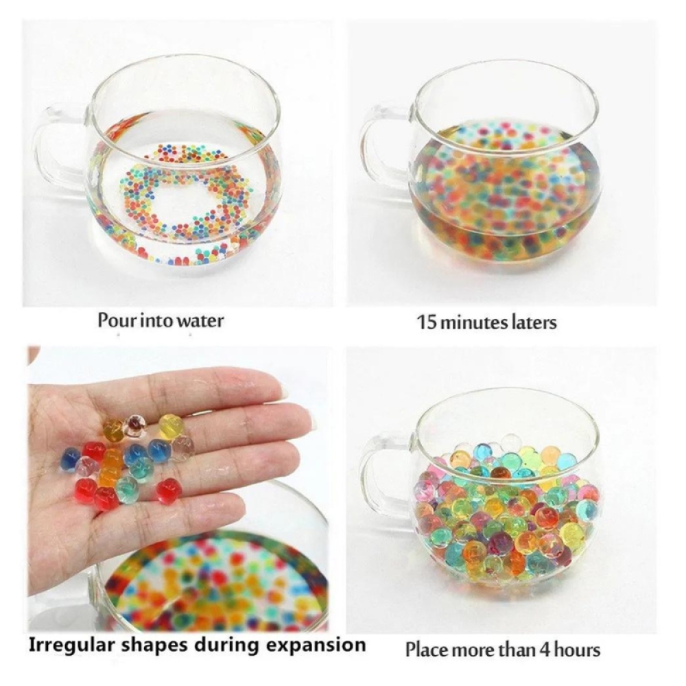  Bile Apa Hidrogel Decorative, Diverse Culori, Engros,
