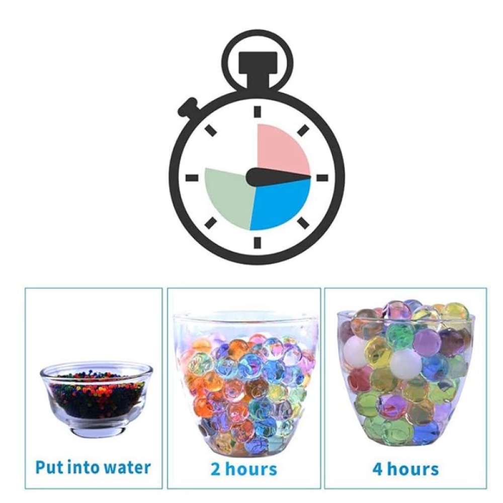  Bile Apa Hidrogel Decorative, Diverse Culori, Engros,