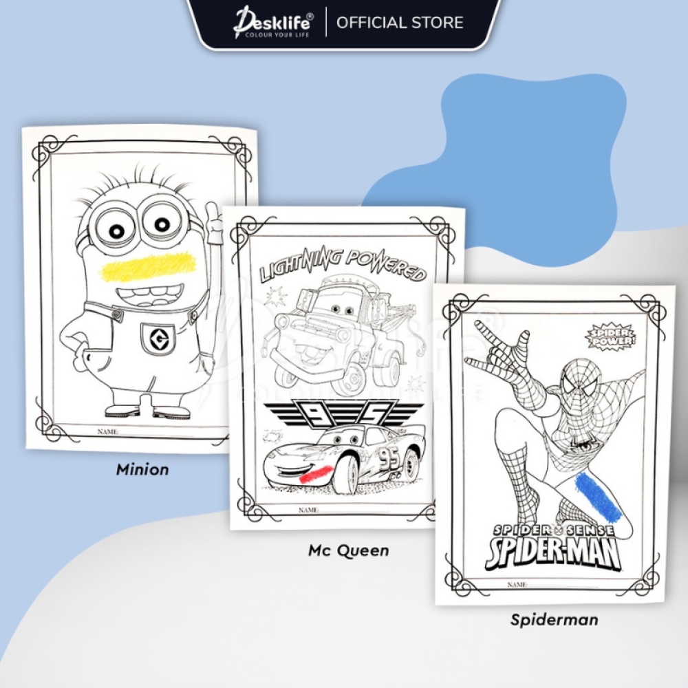  Caiet de desenat, cu 2 Stickere 26 x 19 cm, Engros