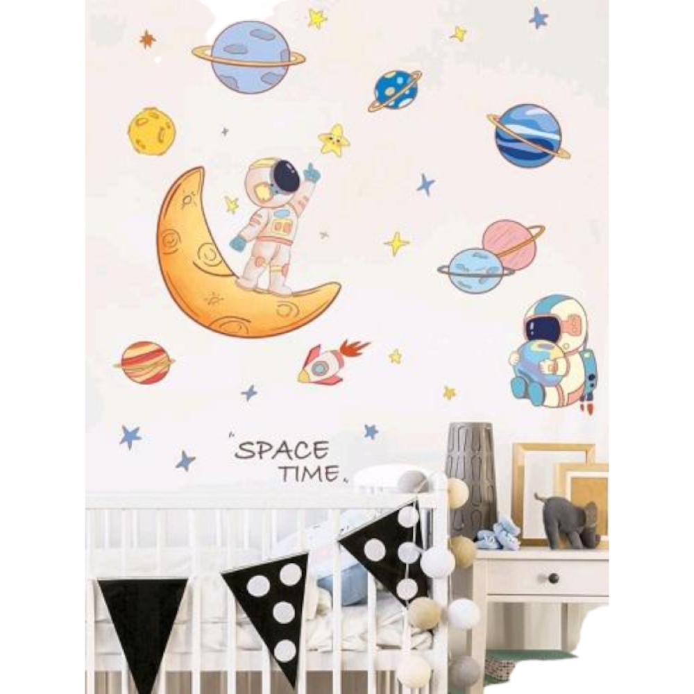  Stickere Copii de perete Astronauti 3D , 54 x 25 cm , Diverse modele Engros