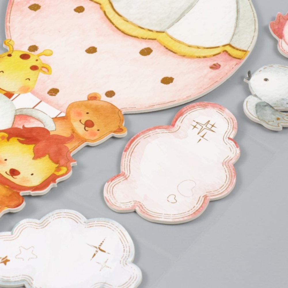  Sticker Perete Autocolant Decorativ Copii 3D 40 X 30 cm, Hartie buretata,  Engros