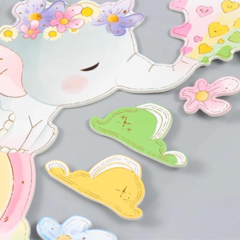  Sticker Perete Autocolant Decorativ Copii 3D 40 X 30 cm, Hartie buretata,  Engros