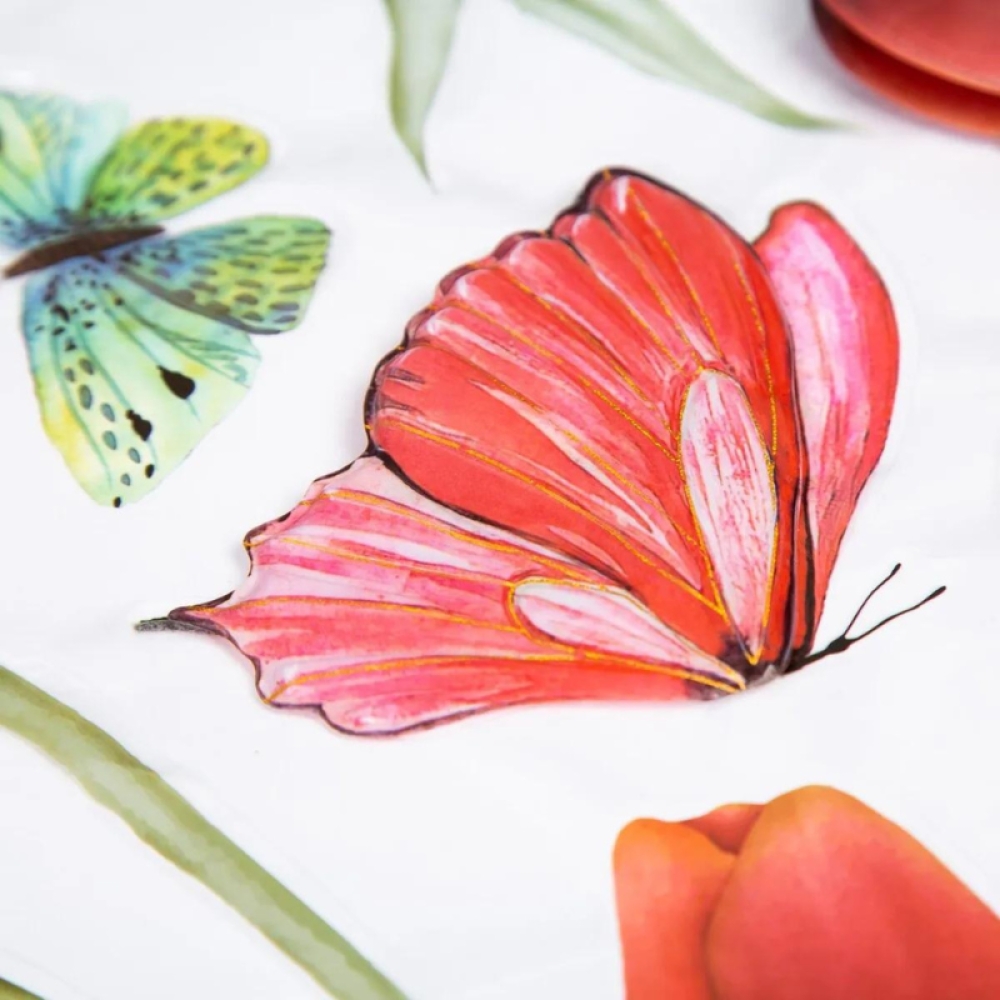  Set stickere Flori colorate, 50 x 35 cm, Engros