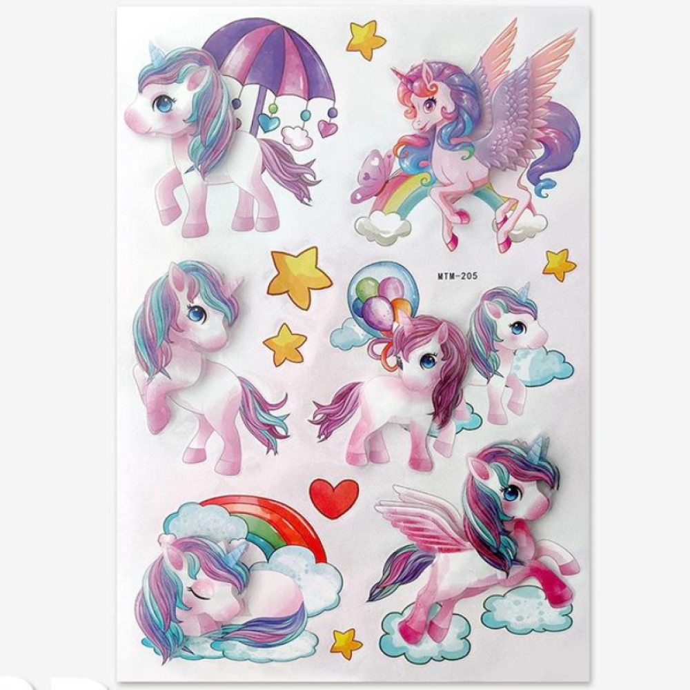  Sticker pentru perete Unicorn, 50 x 35 cm - Engros