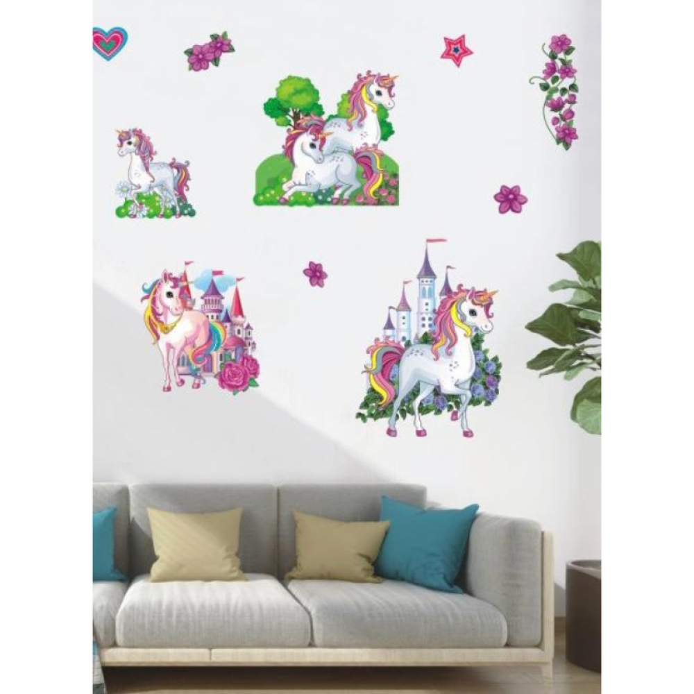  Sticker pentru perete Unicorn, 50 x 35 cm - Engros