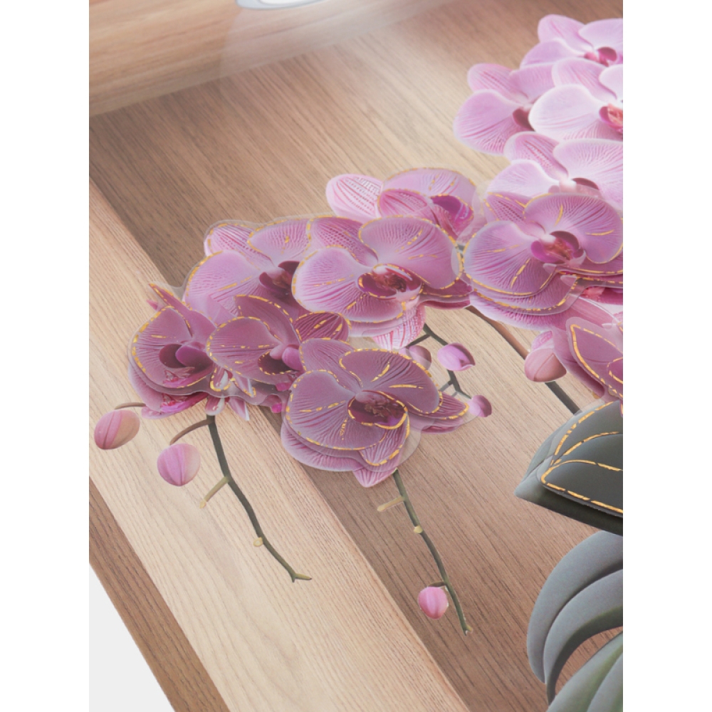  Sticker decorativ, 3D, Tablou cu vaza, 40 x 30 cm - Engros