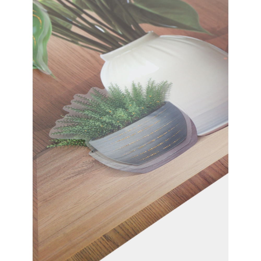  Sticker decorativ, 3D, Tablou cu vaza, 40 x 30 cm - Engros