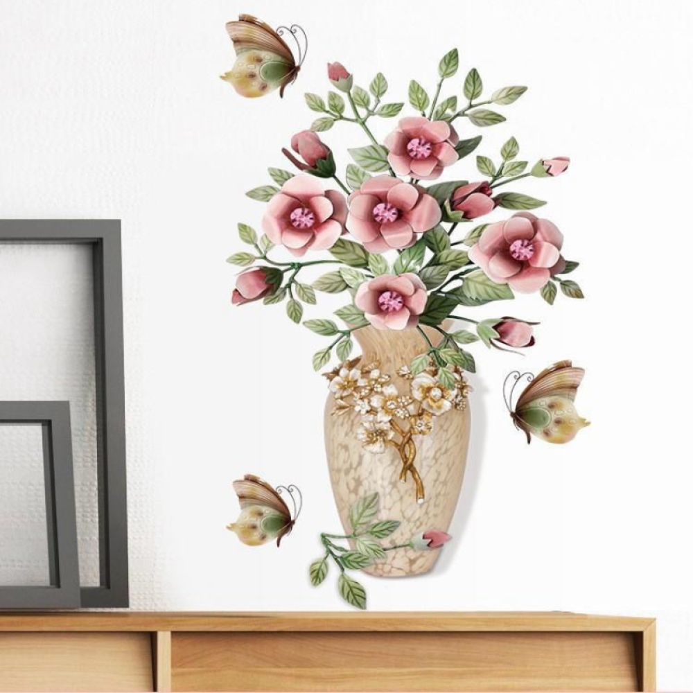  Stickere Decorative de perete Vaze 3D, 50 x 35 cm, Diverse modele - Engros