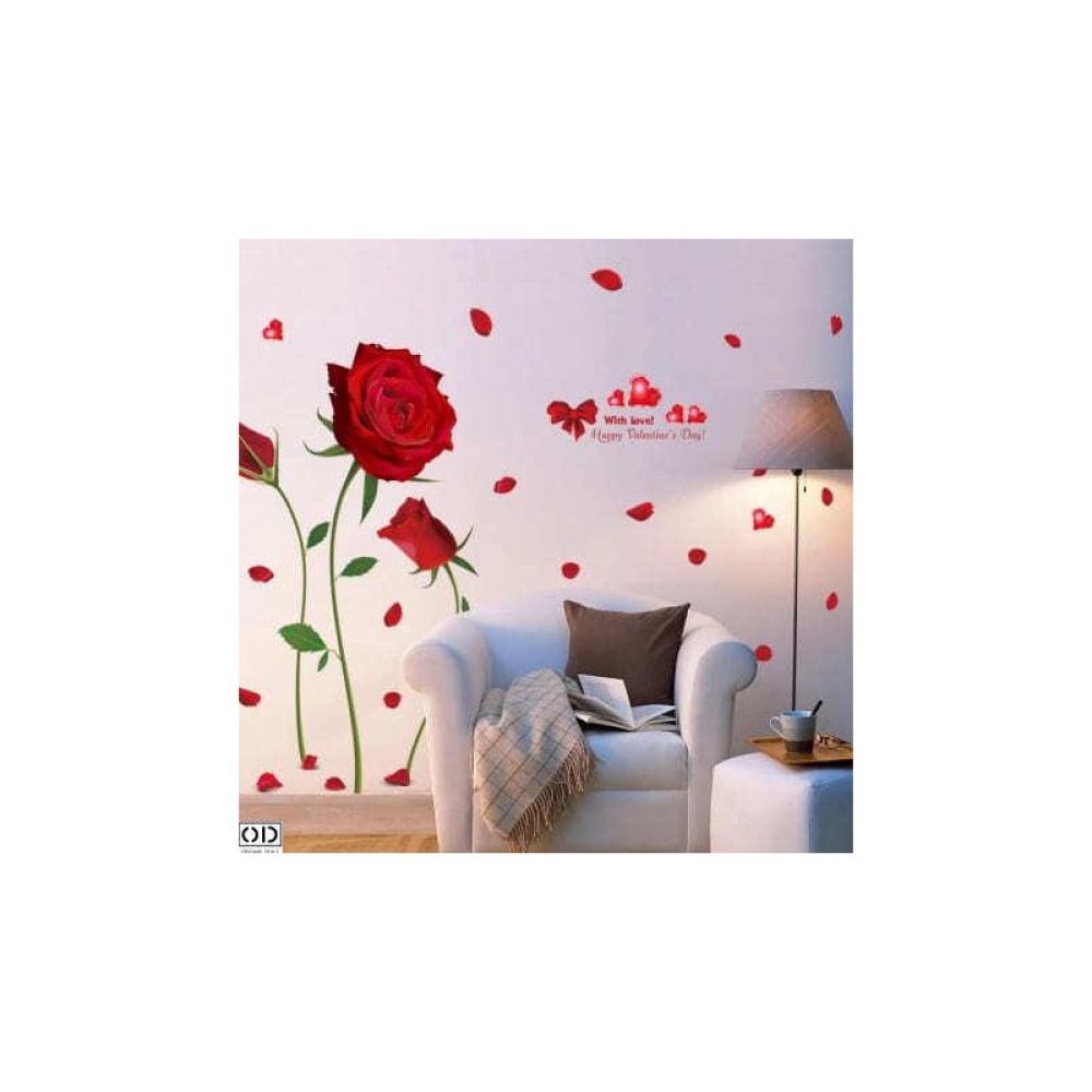  Sticker Decorativ format din 4 Tiple pentru un perete întreg, 68 x 48 cm x 4 bucati Engros