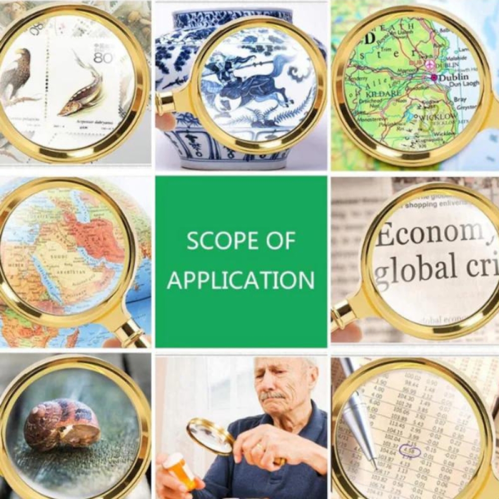  Lupa zoom optic cu lentila din sticla 80 mm - Engros