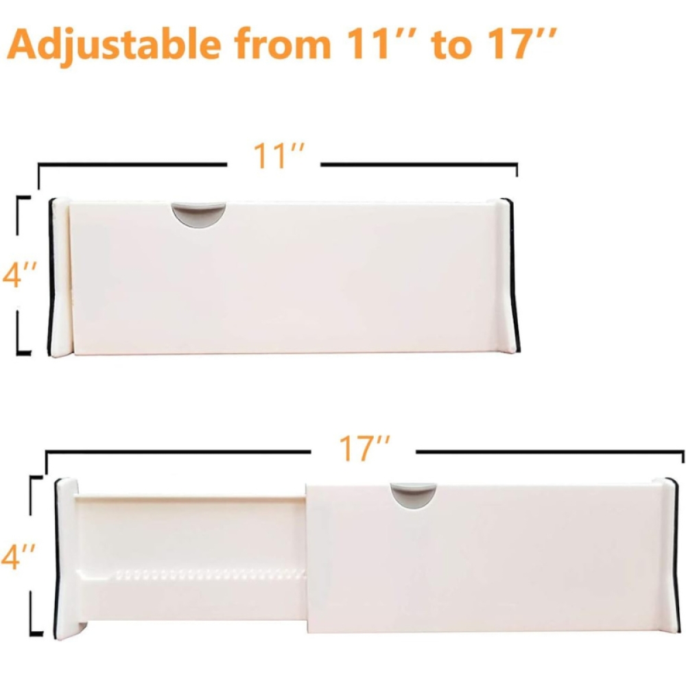  Separatoare reglabile, 28 x 10 cm - 43.5 x 10 cm, Engros