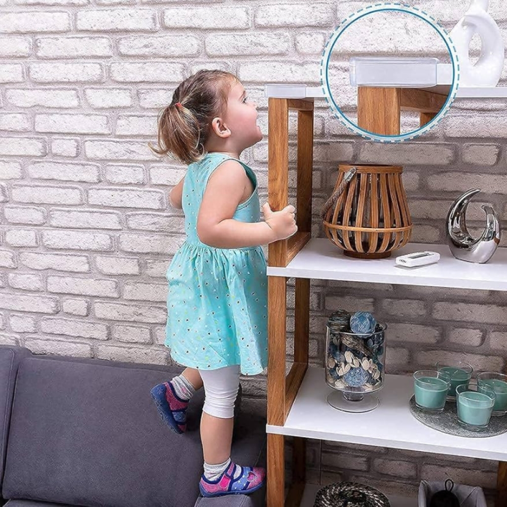  Protecție colțuri din Silicon, in forma de L, pentru copii, Engros