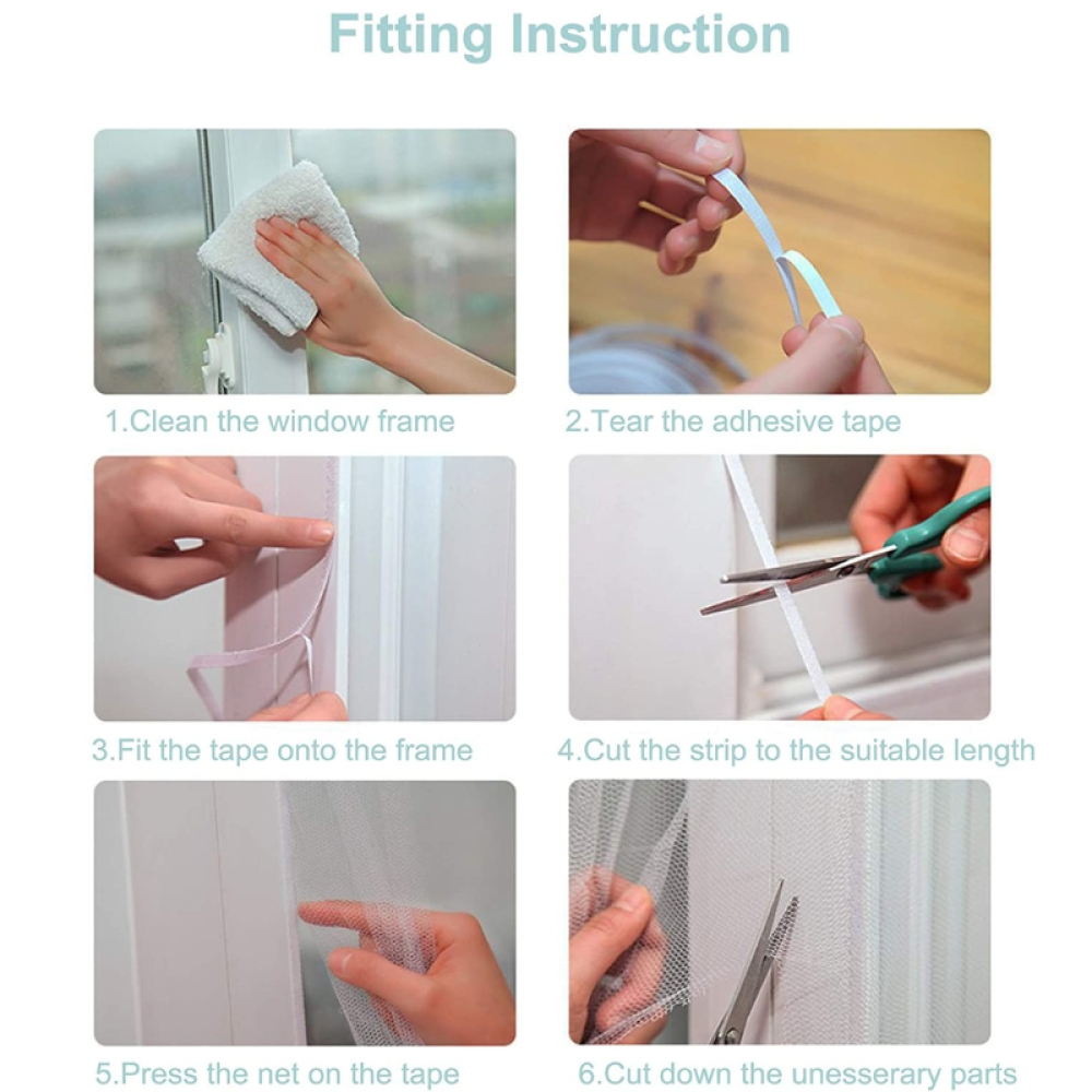  Plasa Anti Tantari pentru fereastra reglabila 1.5 x 1.3 m - Engros