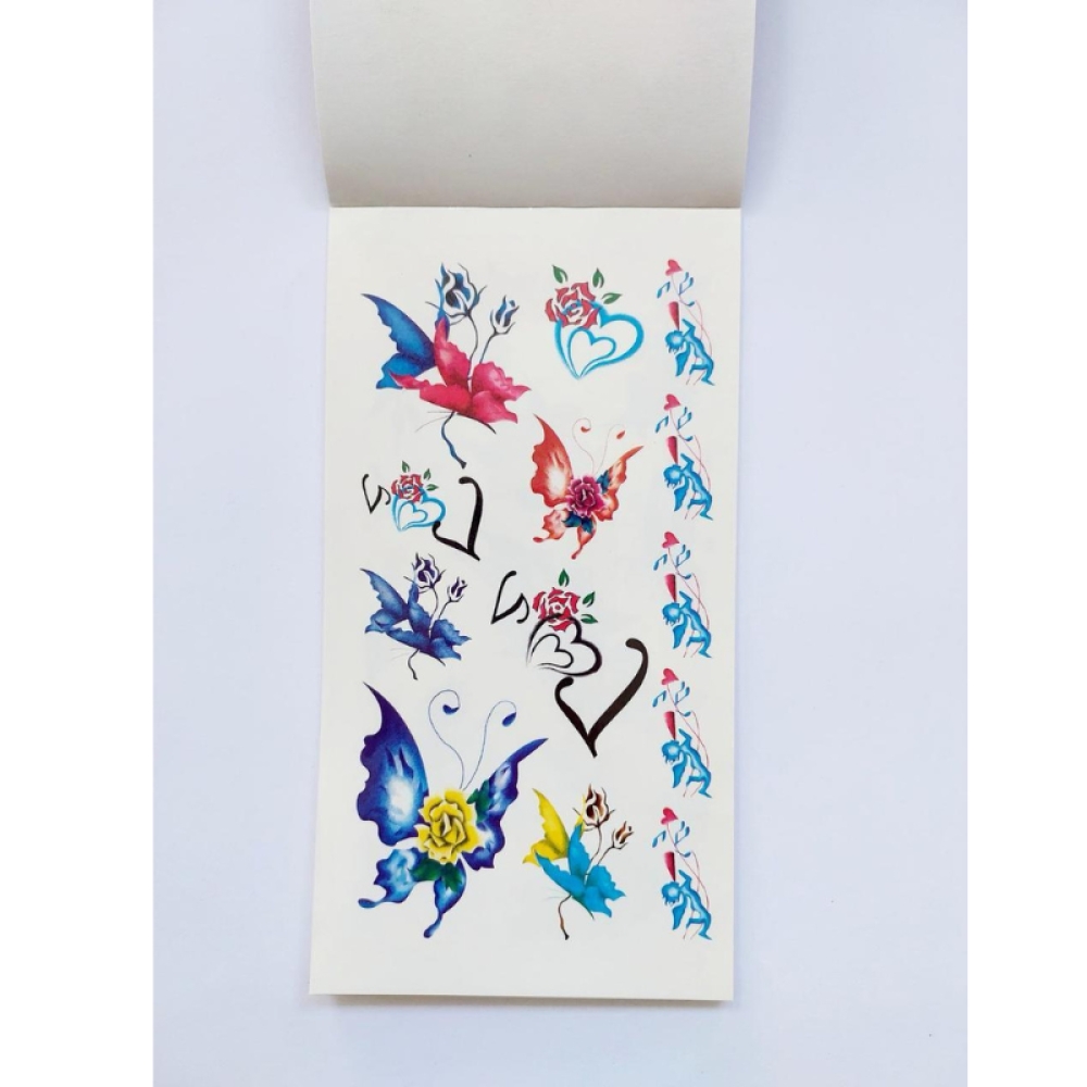  Album Tatuaje Temporare - set cu  4 foi, 11 x 8 cm, Engros