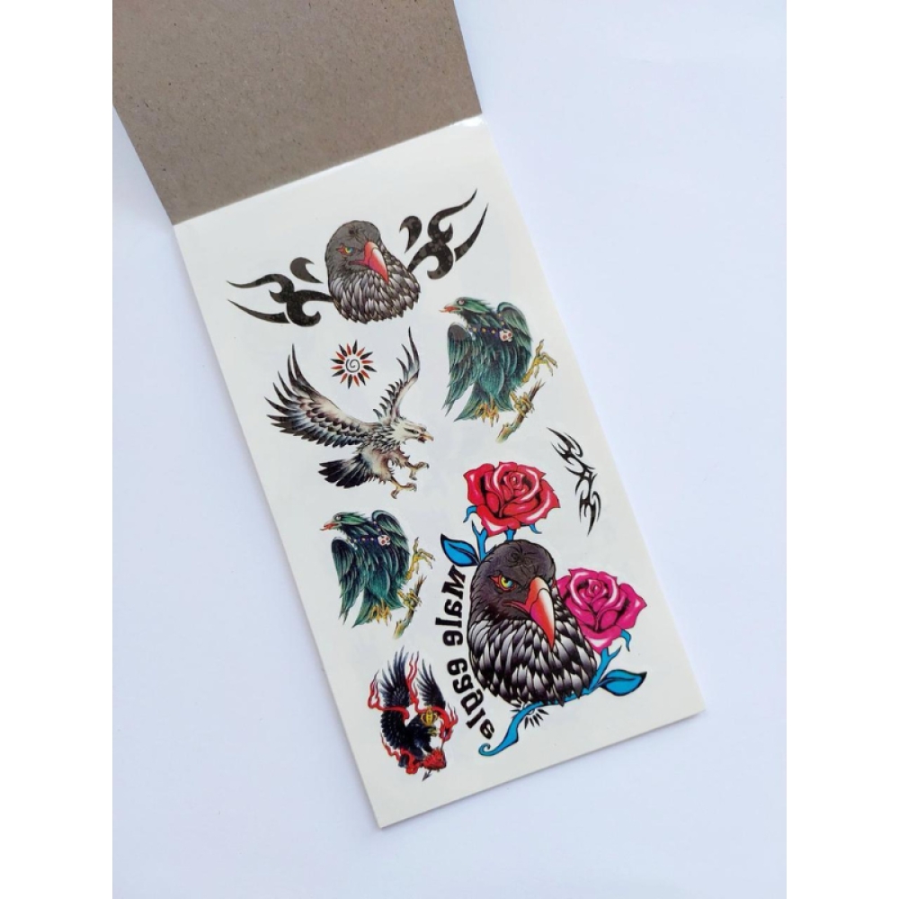  Album Tatuaje Temporare - set cu  4 foi, 11 x 8 cm, Engros