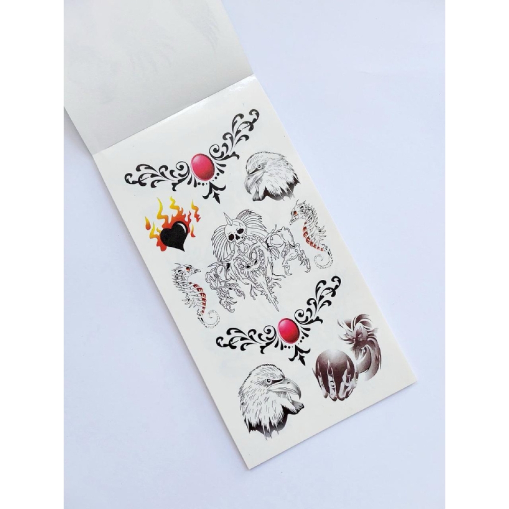  Album Tatuaje Temporare - set cu  4 foi, 11 x 8 cm, Engros