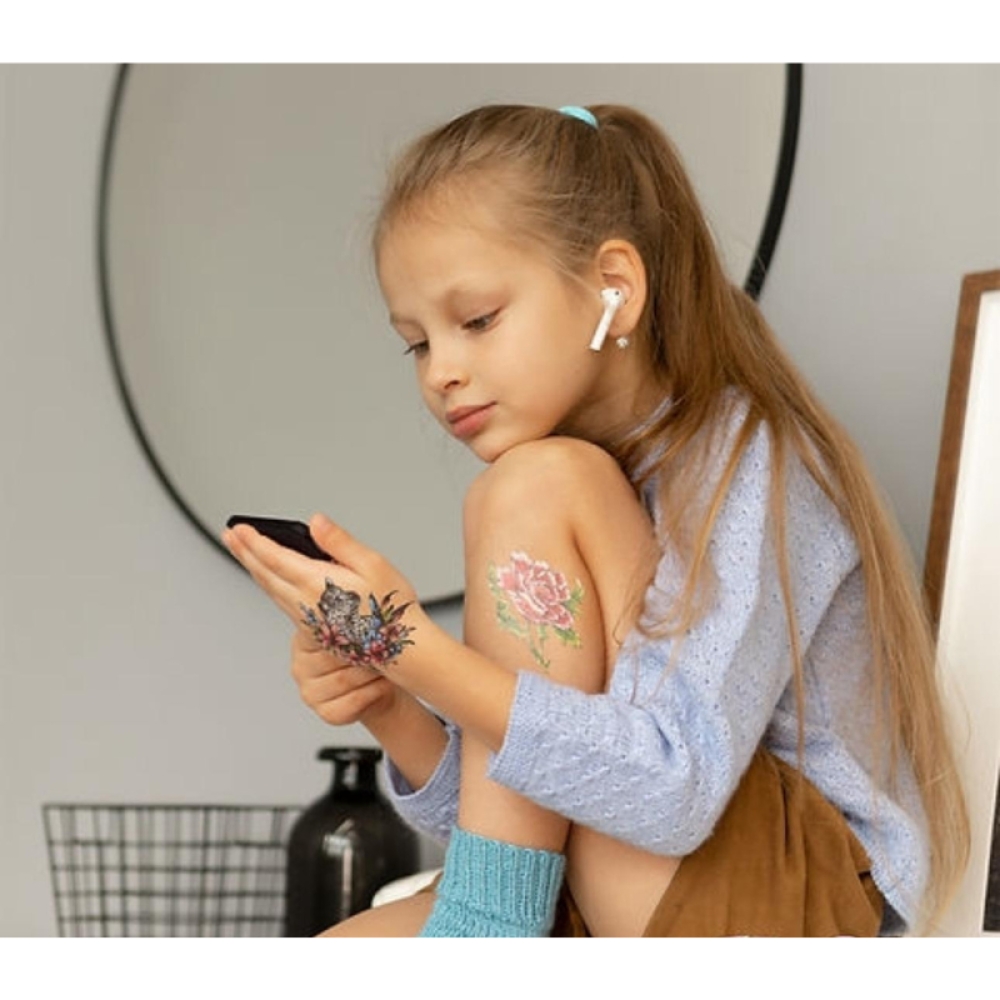  Album Tatuaje Temporare - set cu  5 foi, 16 x 8 cm, Engros