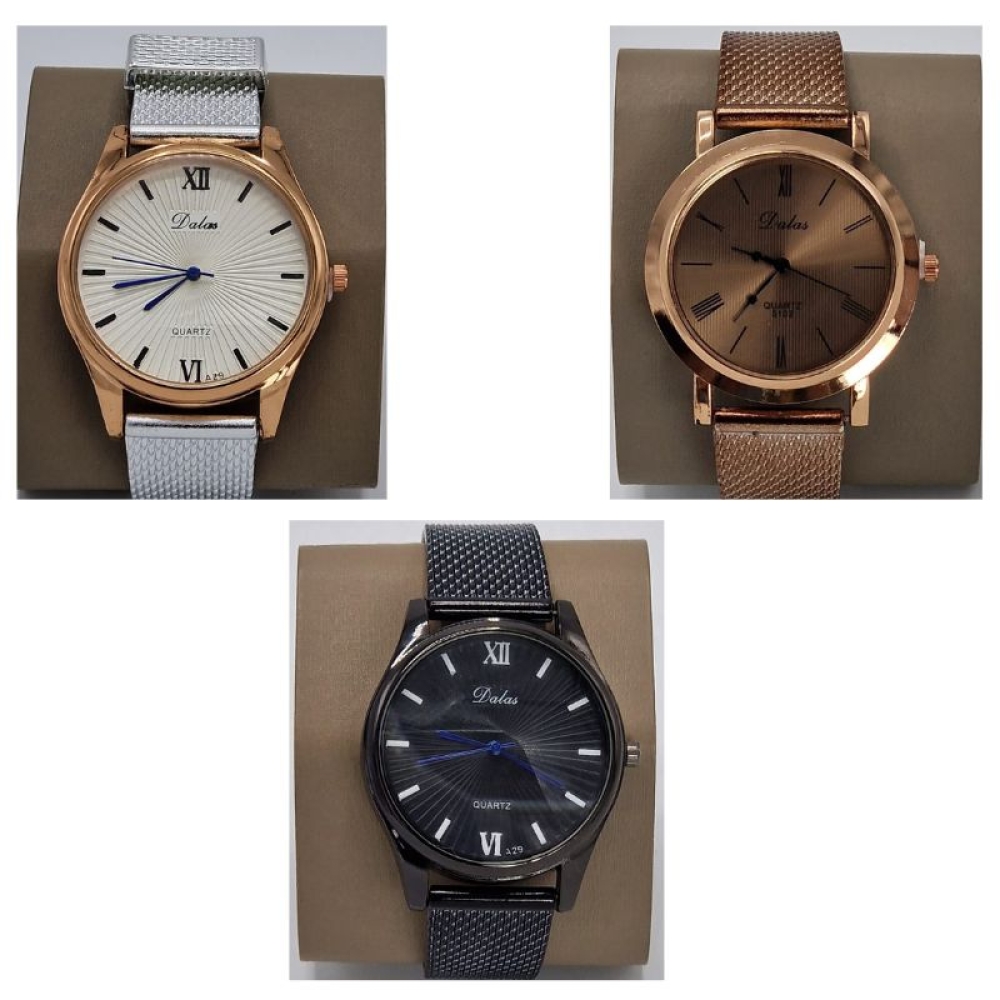  Ceasuri pentru Bărbați cu Curea din Plastic - 3 Modele, Engros