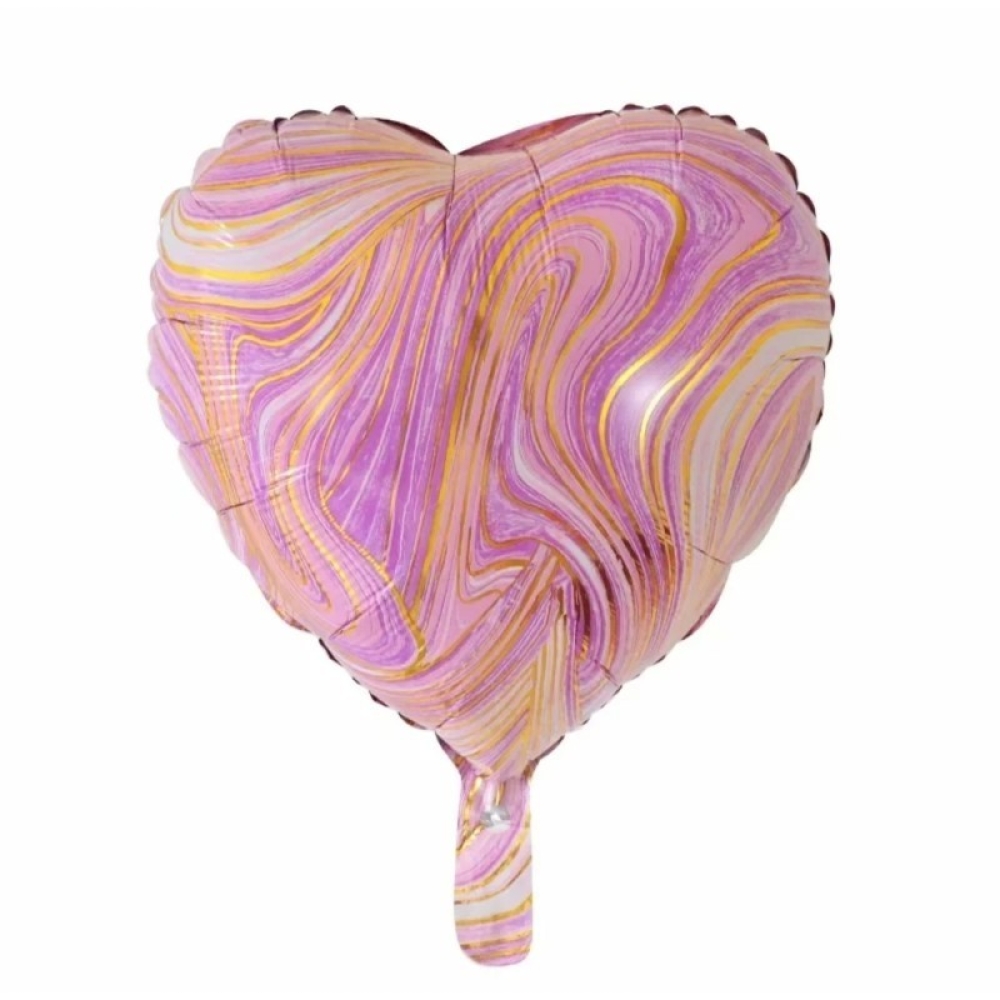  Balon Folie Forma inima  45 x 45 cm - Engros