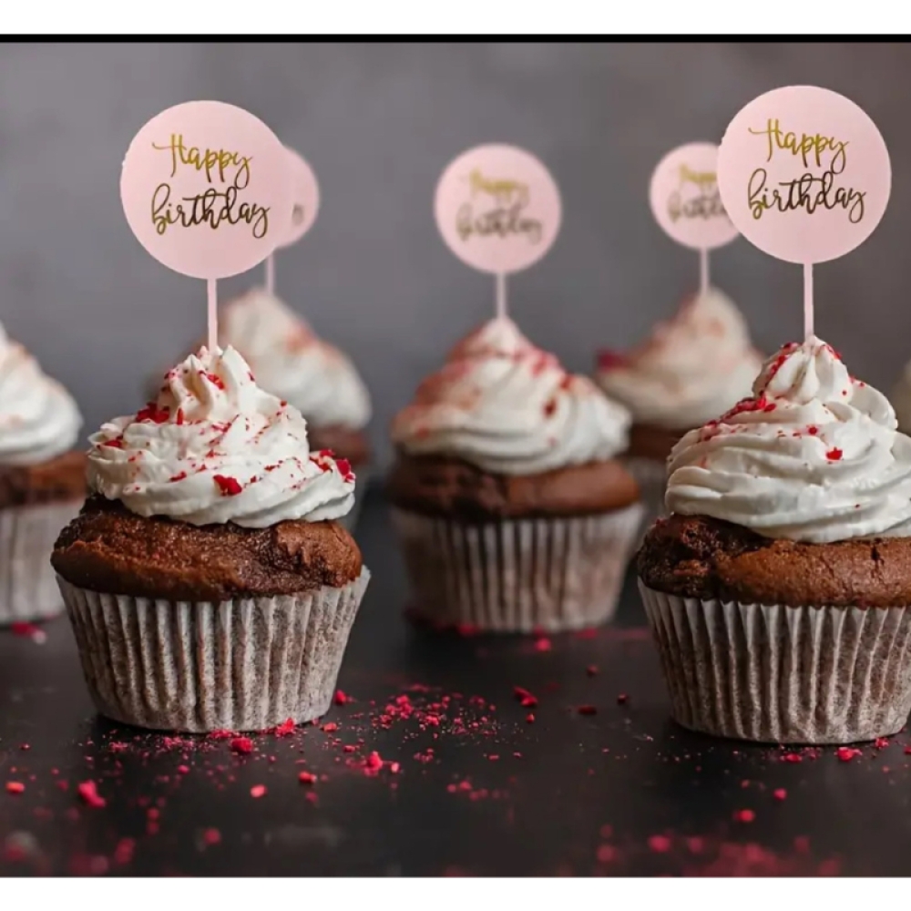  Decoratiuni Multicolore pentru tort, 16.5 x 10 cm, Engros