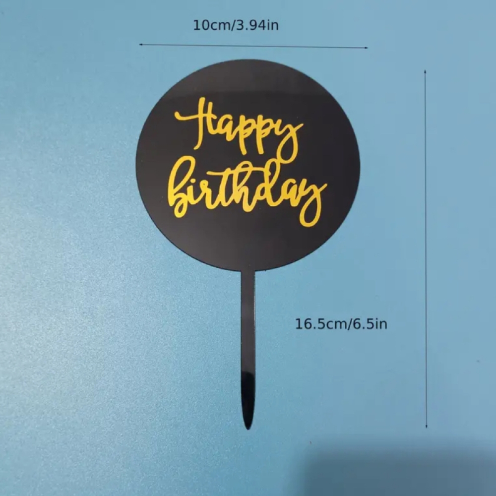  Decoratiuni Multicolore pentru tort, 16.5 x 10 cm, Engros