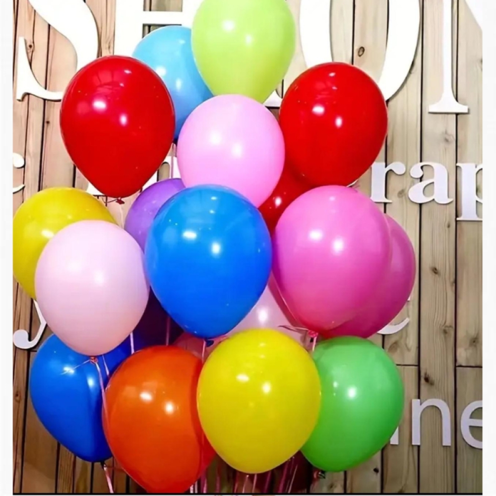  Set 100 buc, Baloane colorate din latex - Engros