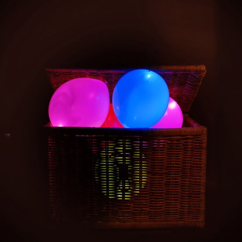  Set de 5 baloane luminoase cu lumină LED colorată - Engros