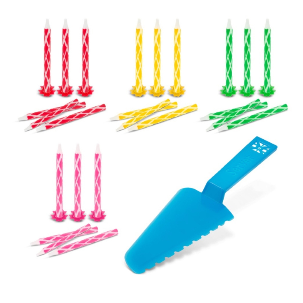  Set lumanari colorate + Spatula - Engros