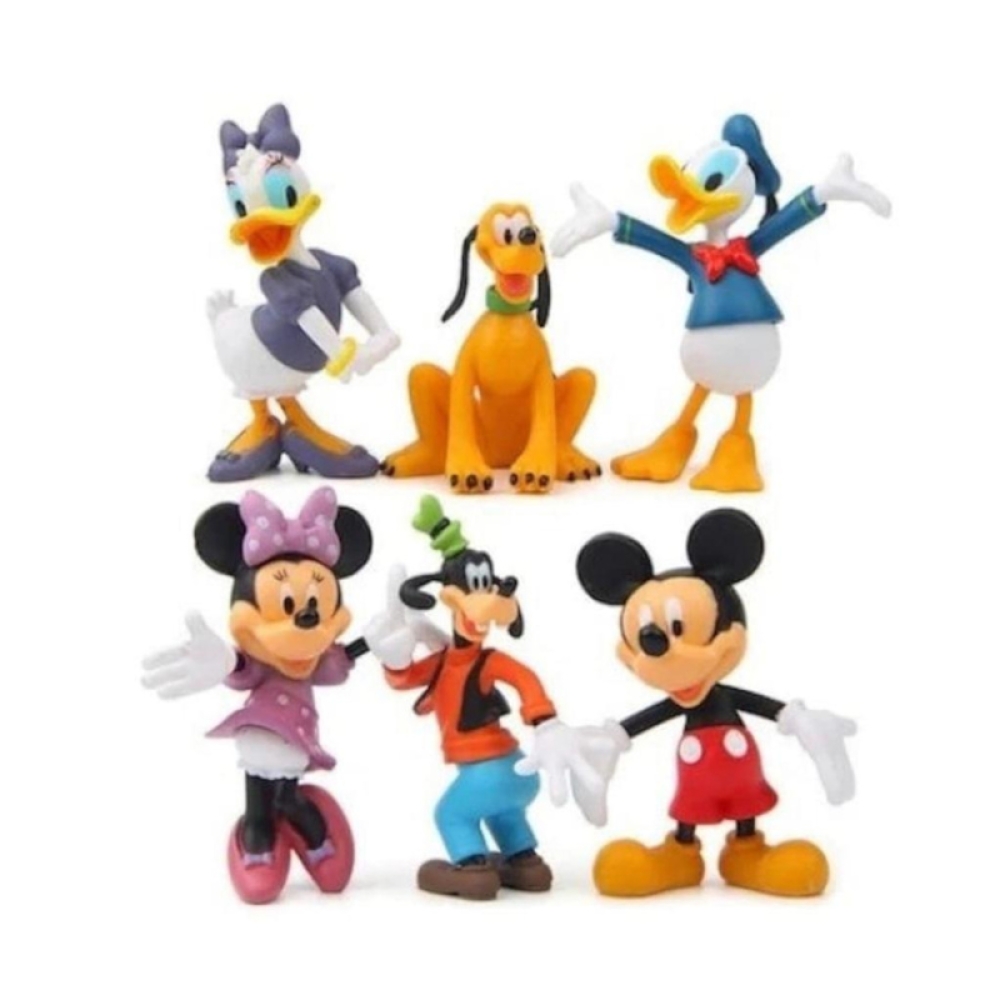  Figurine Clubul lui Mickey Mouse, Set de 16 bucati, 9 cm, Engros