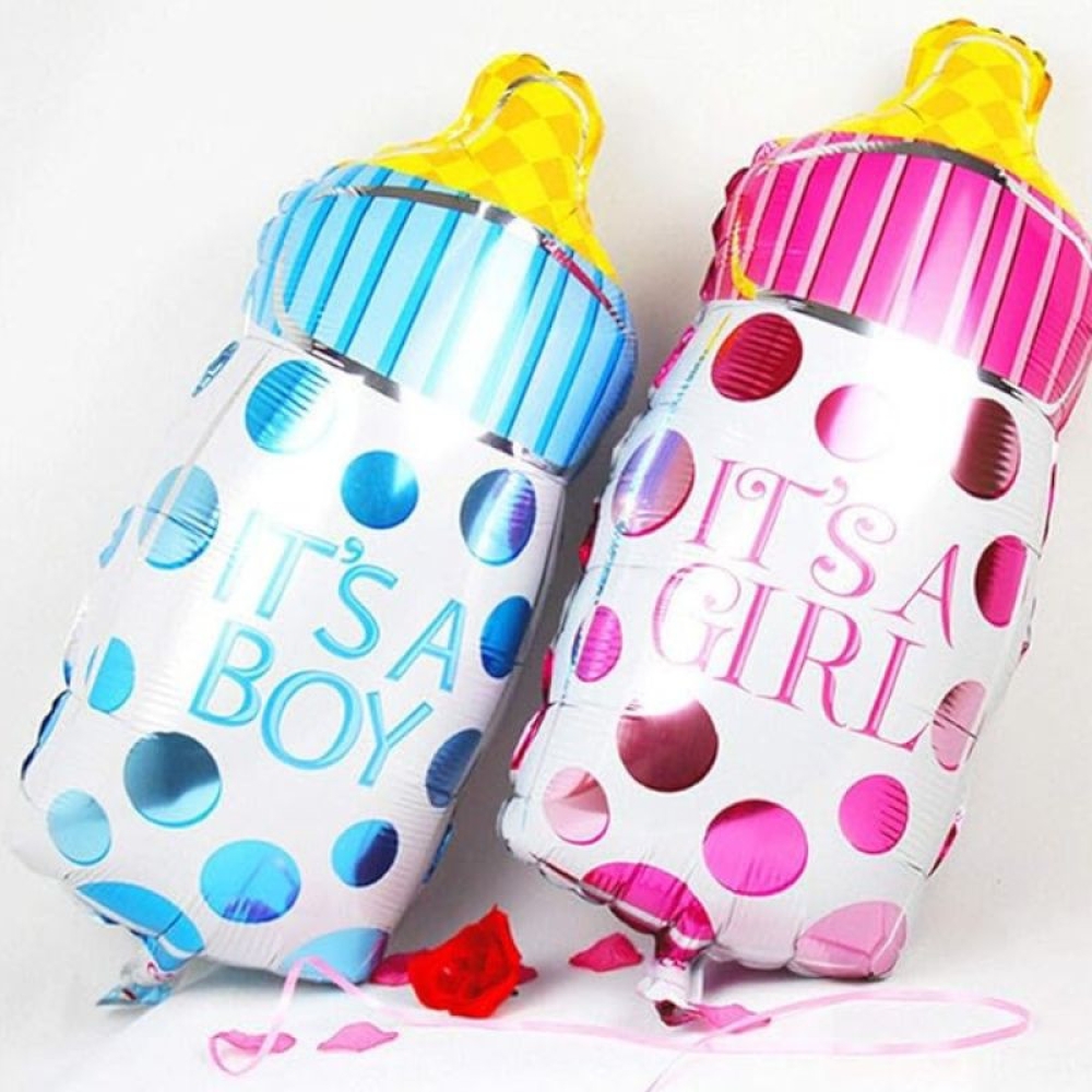  Set 2 Baloane folie figurina Biberon, Albastru/ Roz  44 x 20 cm, Engros