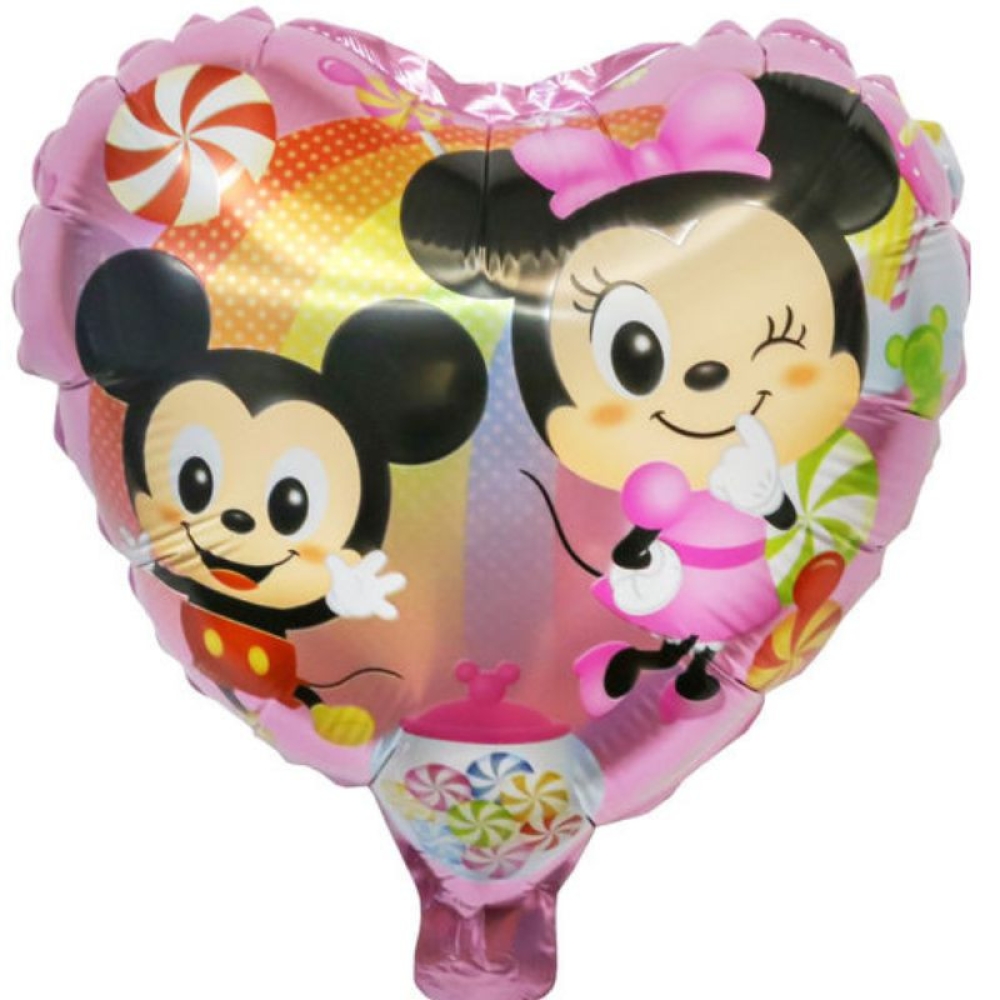  Balon Figurina Forma Inima Folie 25 x 25 cm, Engros