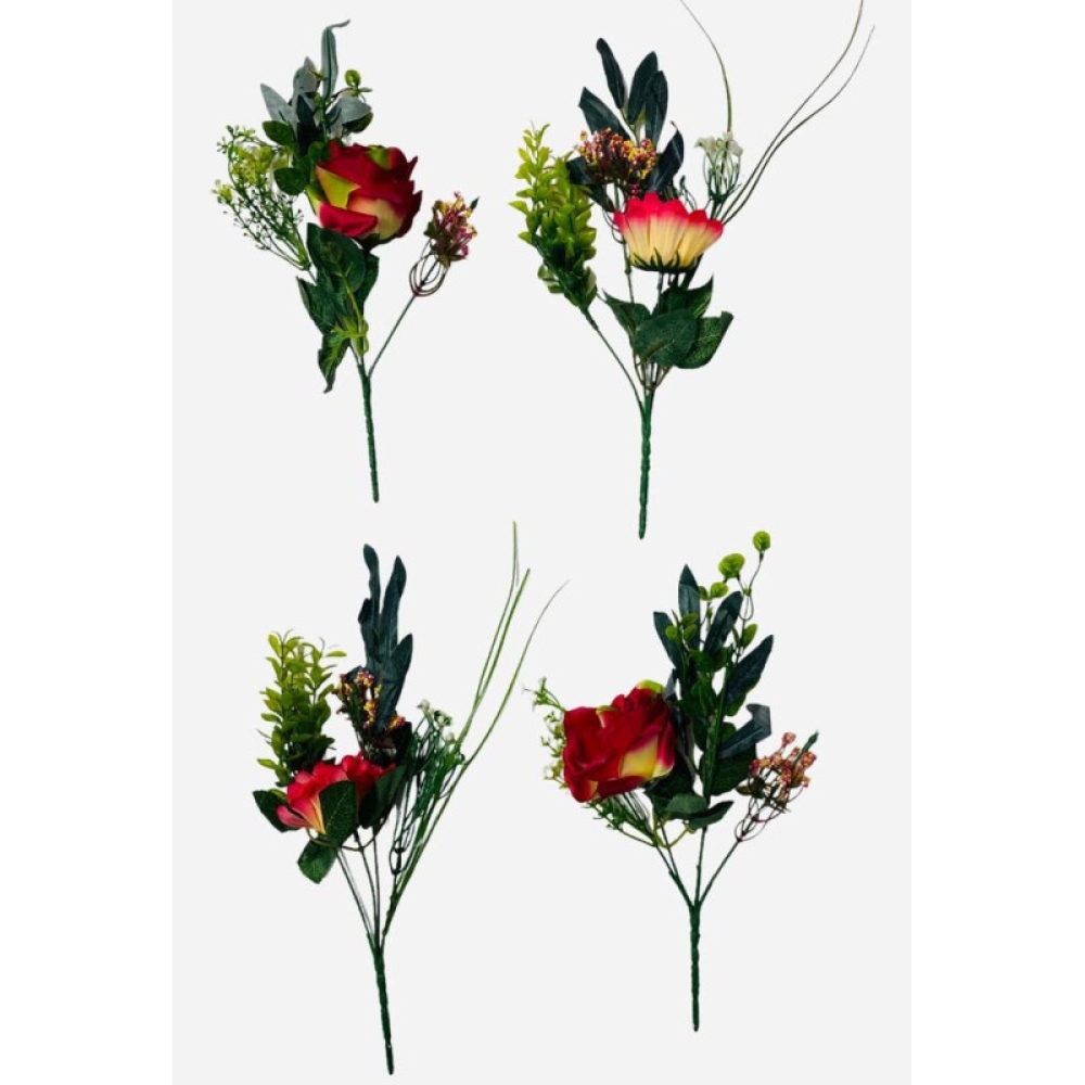  Buchet de flori cu 5 fire 37 cm, diverse culori Engros