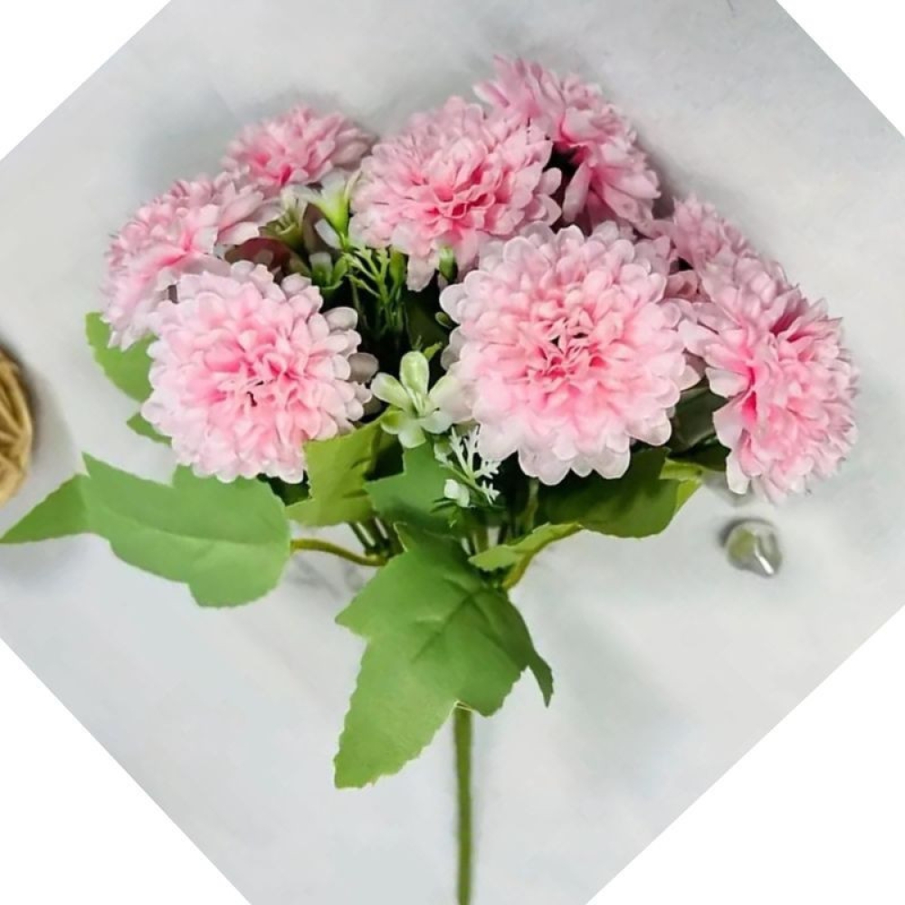  Buchet Floral Artificial 7 Fire, 34 cm, 10 Flori - Engros