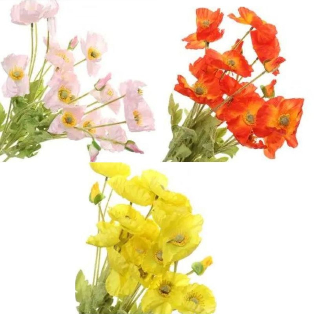  Buchet de flori cu 15 fire 56 cm, diverse culori Engros