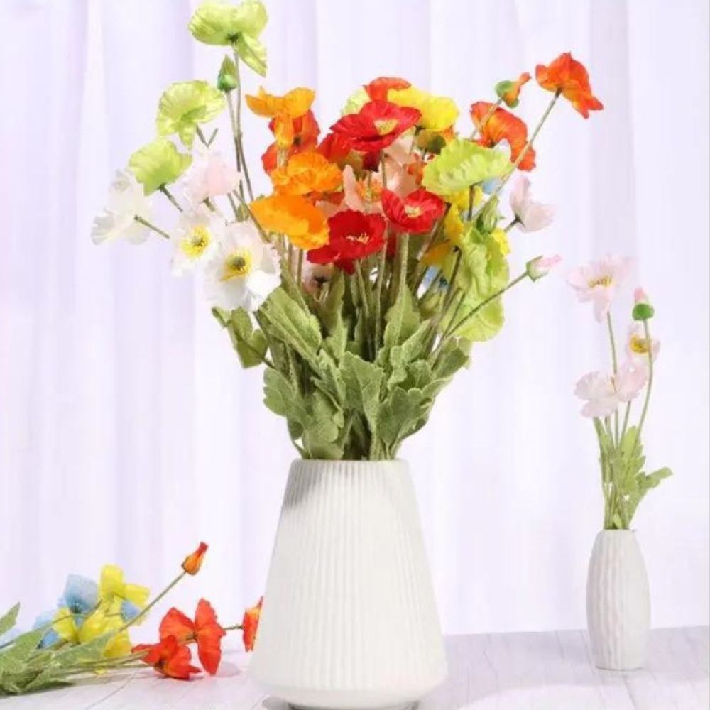  Buchet de flori cu 15 fire 56 cm, diverse culori Engros