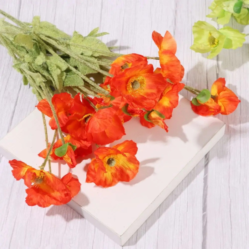  Buchet de flori cu 15 fire 56 cm, diverse culori Engros