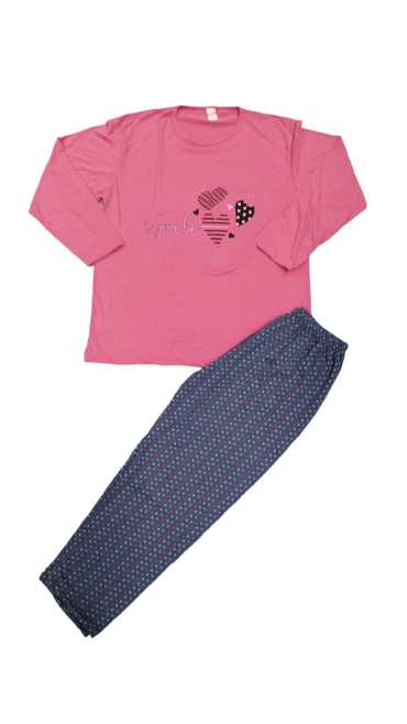 pijama dama bumbac s-2xl 5/set