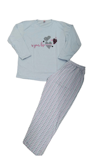 pijama dama bumbac s-2xl 5/set