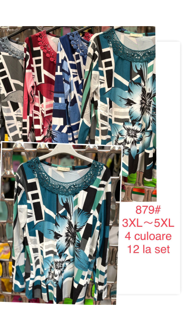 bluza dama 3xl-5xl 6/set