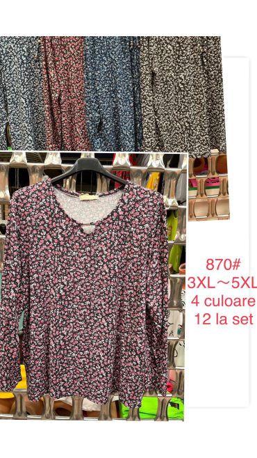 bluza dama 3xl-5xl 6/set