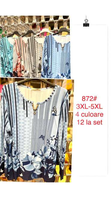 bluza dama 3xl-5xl 6/set