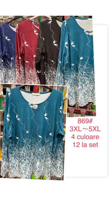 bluza dama 3xl-5xl 6/set