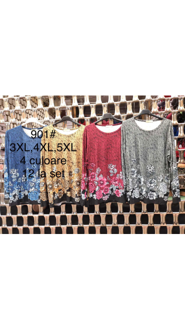 bluza dama 3xl-5xl 6/set