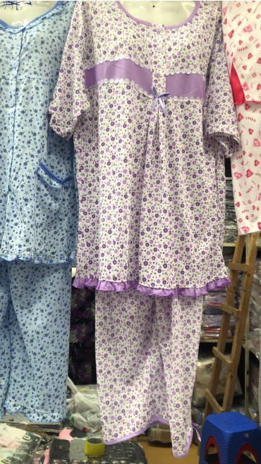 pijama dama 3/4 xl-5xl 5/set