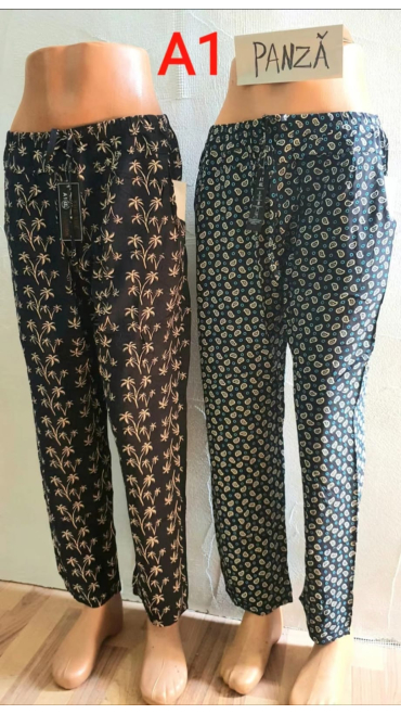 pantaloni dama panza de bumbac 5/set