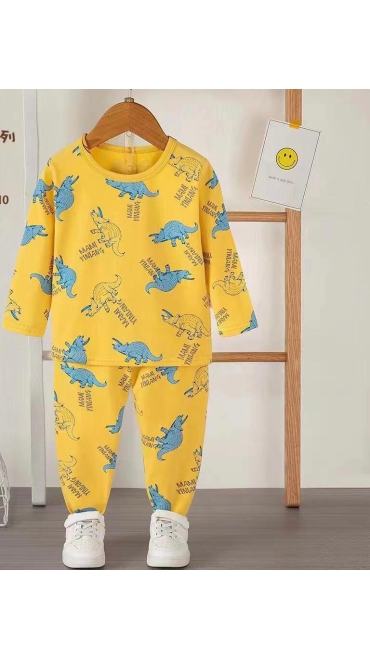 pijamale copii bumbac superior 1-3 ani 3/set