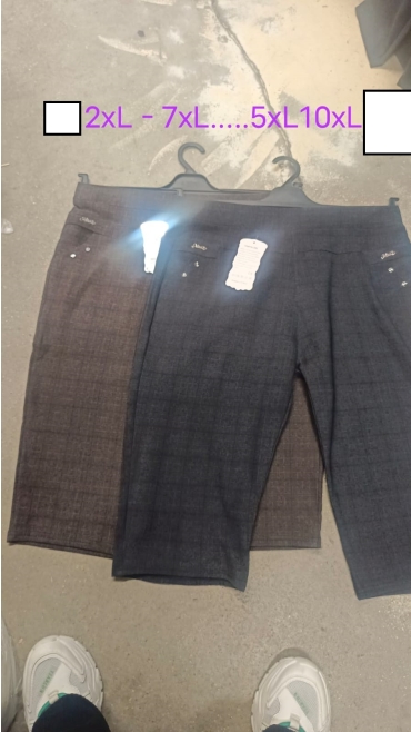 pantaloni 3/4 dama 5xl-10xl 6/set